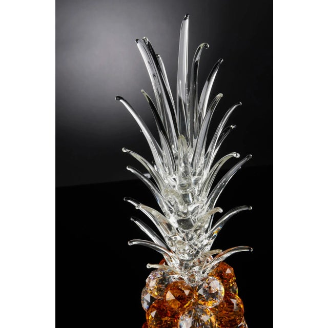 Not Yet Made - Made To Order Large Amber Crystal Pineapple from VGnewtrend For Sale - Image 5 of 6