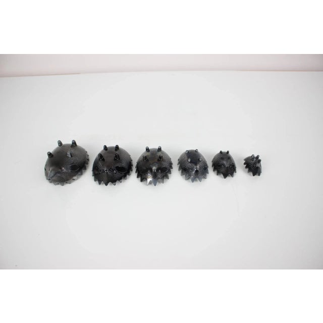 Mid-Century Metal Ashtray in the Shape of a Hedgehog, 1960s For Sale - Image 9 of 11