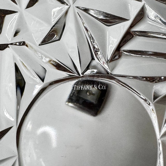 Traditional Tiffany & Co. Crystal Candy Dish For Sale - Image 3 of 8