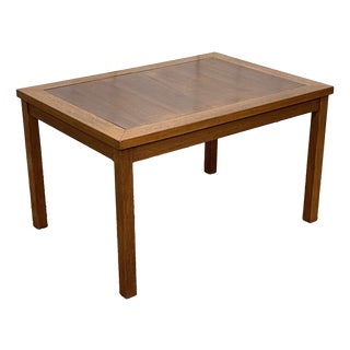 Teak and Cherry Wood Coffee Table, 1970s For Sale