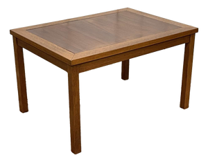 Teak and Cherry Wood Coffee Table, 1970s