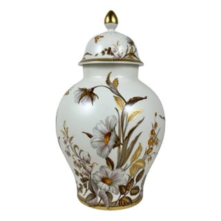 Porcelain Ginger Vase with Lid from Kaiser, Germany, 1980 For Sale