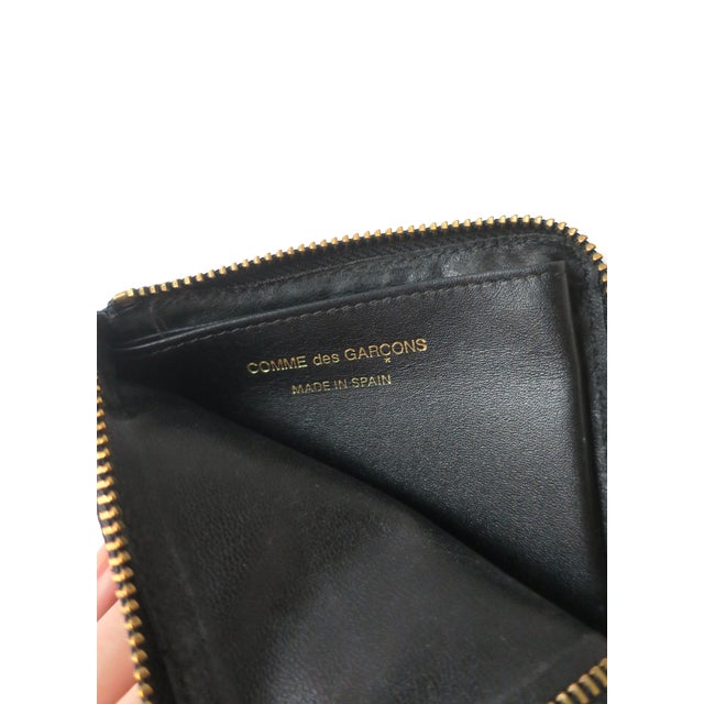 Late 20th Century Comme Des Garcons Black and White Leather Wallet For Sale - Image 10 of 10