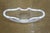 Transparent Steuben Equinox Neil Cohen Half Moon Notched Art Glass Bowl 10" For Sale - Image 8 of 16