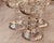 1930s Exceptionally Cool 1930s-40s Libbey Rock Sharpe "Wreath" Cut Crystal Champagne Glasses For Sale - Image 5 of 12