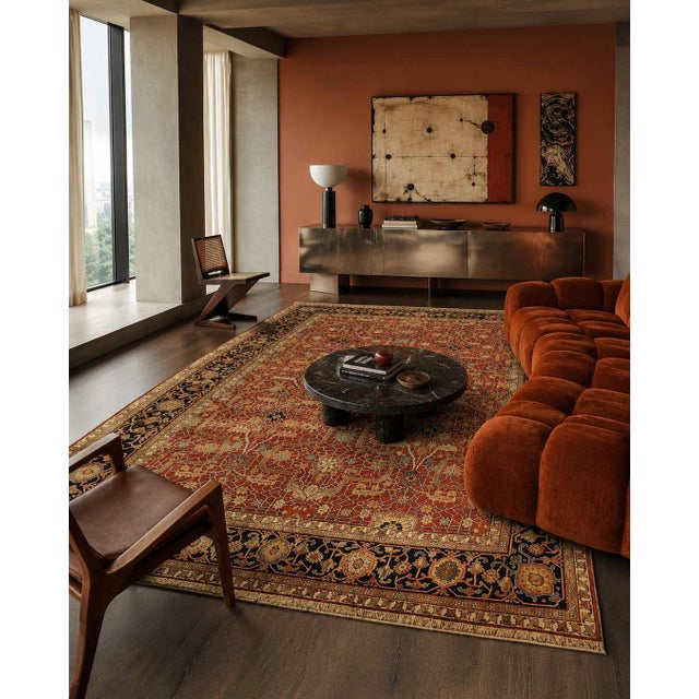 Textile Fine Hand Knotted Ralph Lauren Design For Sale - Image 7 of 7