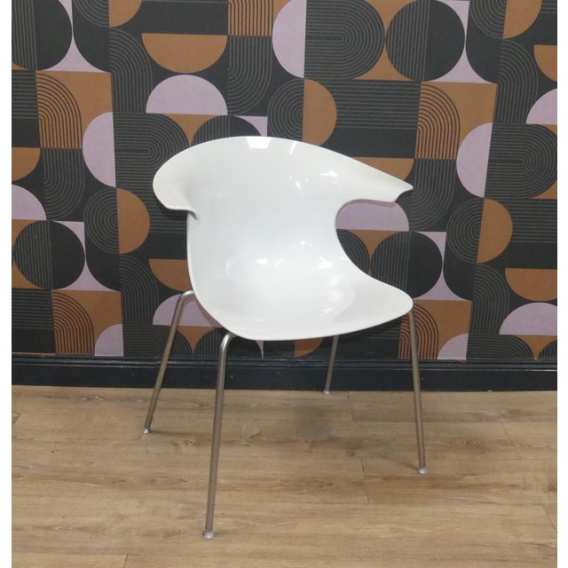 Vintage Italian Loop Plastic Stacking Chairs, 2010, Set of 4 For Sale - Image 4 of 18