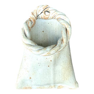 Tracy Signed Ceramic Wall Pocket For Sale