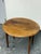 Wood Antique French Drop Leaf Round Farm Table For Sale - Image 7 of 12