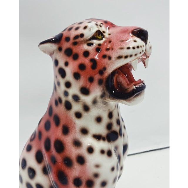 Pink Panther Statue by Ceramiche Boxer For Sale - Image 4 of 8