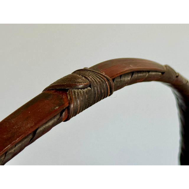 Mid 20th Century 20th Century Japanese Ikebana Basket For Sale - Image 5 of 11