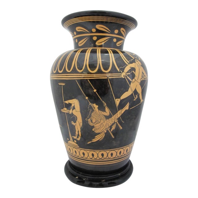 Connie Kiener Contemporary Greek Roman Style Stamnos Pacific Nw Pottery Vase For Sale