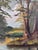 Traditional Vintage Original Landscape Oil Painting, Signed River Art For Sale - Image 3 of 12