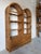 Traditional 1970's Vintage Palm Beach Regency Style Arched Rattan & Glass Étagères – A Pair For Sale - Image 3 of 18