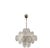 1990s Vintage Italian Murano Chandelier with 36 White Disks, 1990s For Sale - Image 5 of 17