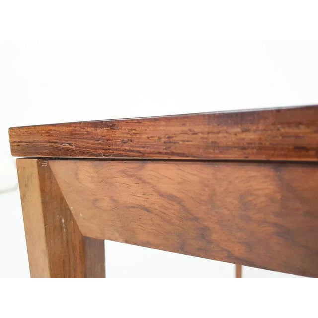 Scandinavian Rosewood Rectangle Coffee Table, 1960s For Sale - Image 10 of 13