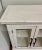 Organic Aged White Finished Wood and Glass Sideboard For Sale In Atlanta - Image 6 of 8