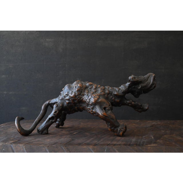 Japanese Wood Burl Animal-Form Object / Mitate Folk Art / 20th Century / Sc169 For Sale - Image 11 of 17