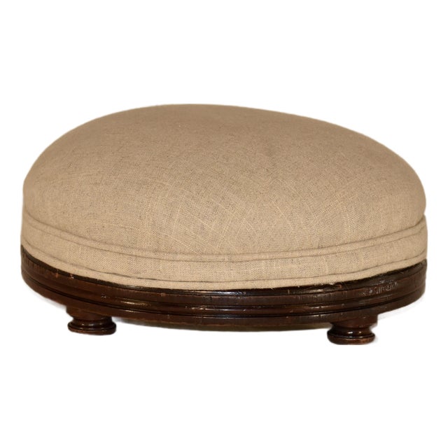 Early 19th Century English Mahogany Footstool For Sale