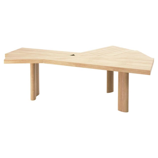 Natural Oak Ventaglio Worktable by Charlotte Perriand for Cassina For Sale - Image 15 of 15
