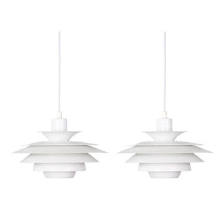 Vintage Danish Dania Lamp by Kurt Wiborg for Jeka, 1980s, Set of 2 For Sale