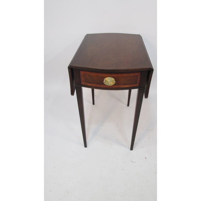 1950s 1950s Single Pembroke Mahogany Made by Baker For Sale - Image 5 of 9