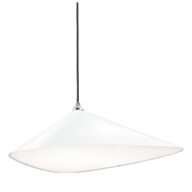 Emily I Pendant Light in White Semi-Matte by Daniel Becker for Moss Objects For Sale