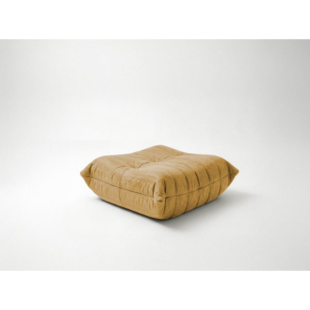 Togo Sofa in Curry Microfiber by Michel Ducaroy for Ligne Roset, Set of 5 For Sale - Image 11 of 13