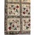 1880s Beige Antique Folk Art Rustic Geometric Modern Hooked Knotted Wool Rug For Sale - Image 4 of 7