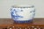 Japanese Mid 19th Century Japanese Meiji Period Blue and White Round Porcelain Planter For Sale - Image 3 of 13