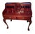 Solid Mahogany Repro. Chippendale Escritoire Secretary Desk Talon & Ball For Sale - Image 15 of 15