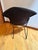 Animal Skin Original Knoll Diamond Bertoia Black Leather Chairs For Sale - Image 7 of 7