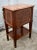 Inlaid Wood Nightstand Vintage Italian 3 Drawer Marble Accent Chest Brass Ormolu 80s For Sale - Image 12 of 13