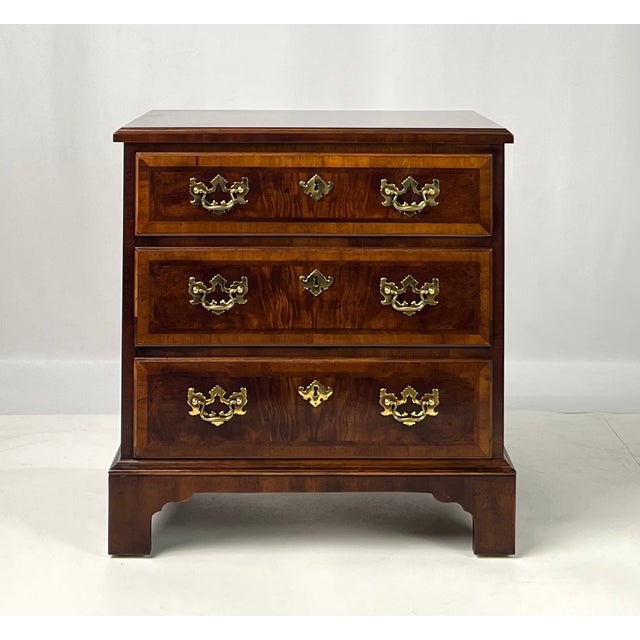 Crafted as part of Henredon’s distinguished Aston Court collection, this Chippendale-style three-drawer nightstand...