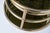 Metal Milo Baughman Style Four-Tier Brass and Smoked Glass Swivel Accent Table For Sale - Image 7 of 9