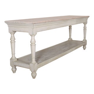 French Potboard Drapers Table, 1890s For Sale