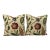 Robert Allen “Jardin Lila” 21”x21” Feather/Down Pillows - A Pair For Sale