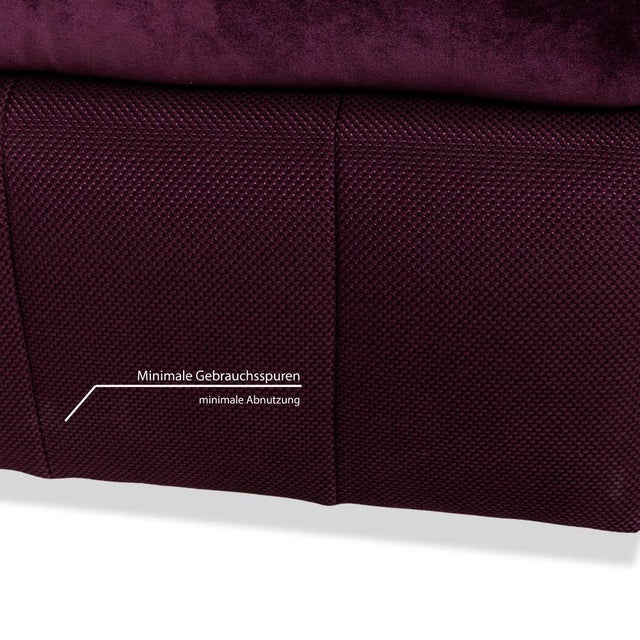 Tiziana Armchair in Purple Fabric from Bretz For Sale - Image 5 of 12