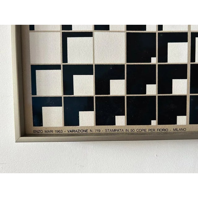 Enzo Mari, Variation 719, Serigraph, 1963 For Sale - Image 7 of 8