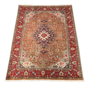 Middle Eastern Tabriz Rug in Wool