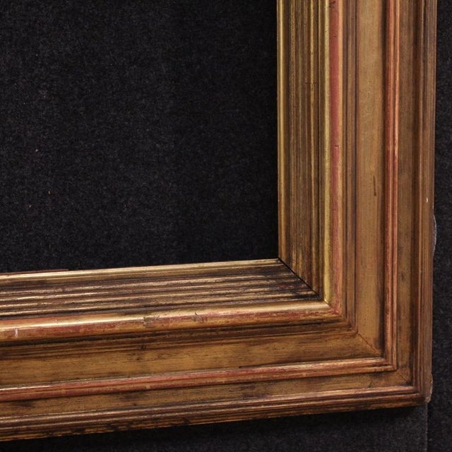 1950s Vintage Italian Frame in Gilded Wood, 1950 For Sale - Image 5 of 14