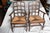 Early 20th Century Pair Dutch Rush Seat Wood Arm Chairs For Sale - Image 5 of 12