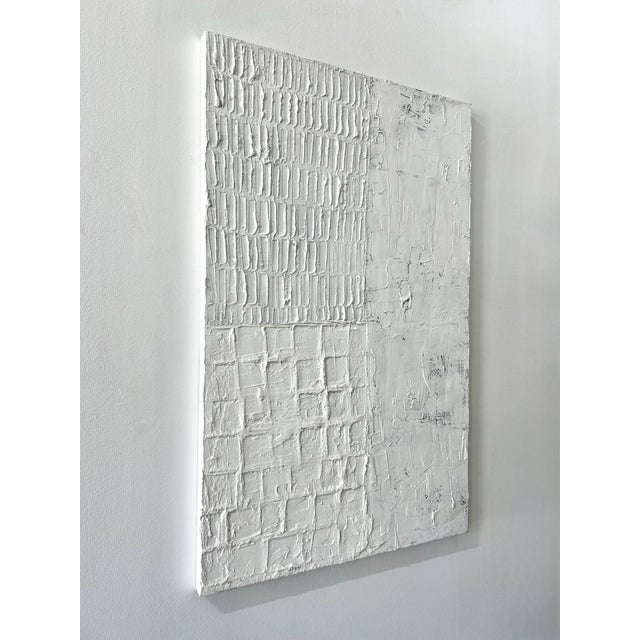 Late 20th Century Vintage Boho Abstract Painting For Sale - Image 5 of 5