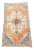 1970s Floral Turkish Oushak Rug - 3′9″ × 7′1″ For Sale