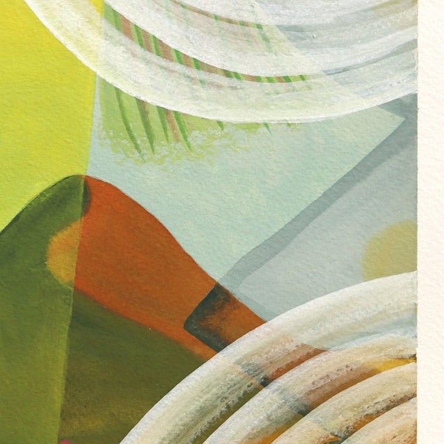 2020s Untitled (Ppr493) - Original Surrealist Landscape Abstract Mixed Media Original Artwork by Max Manning For Sale - Image 5 of 8