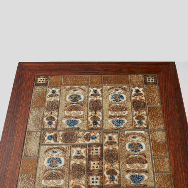 Severin Hansen Jr. 1960s Tile Topped End Table by Severin Hansen Jr. For Sale - Image 4 of 6