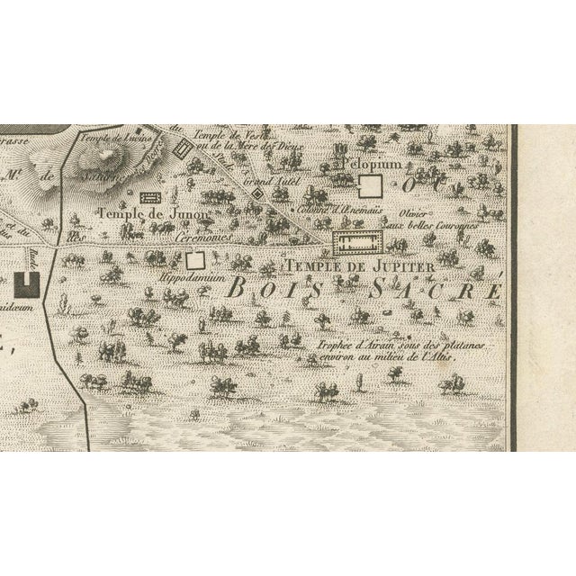 Ancient Olympia and Olympic Games Site Plan from Ambroise Tardieu, 1825 For Sale - Image 9 of 13