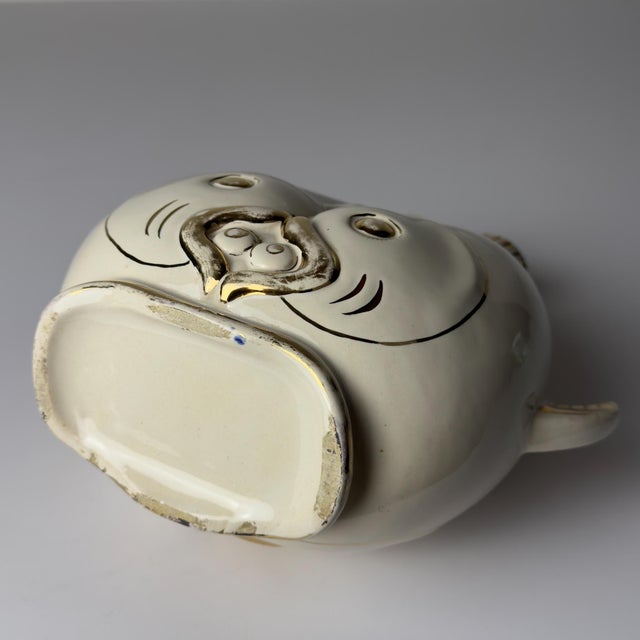 Vintage Ceramic Fish-Shaped Vase, Italy, 1950s For Sale - Image 11 of 18