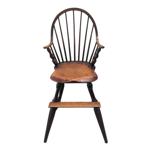 1980s Reproduction Windsor Wcw Child Size High Chair For Sale