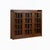 Mission Oak 3 Door Display Bookcase For Sale - Image 10 of 14